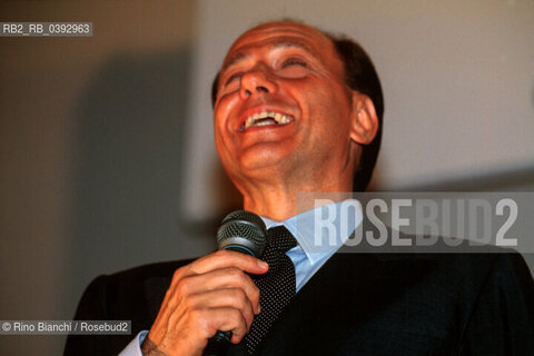 Roma 15 settembre 2000..Silvio Berlusconi, imprenditore e leader di Forza Italia, fotografato a Roma. ©Rino Bianchi/Rosebud2