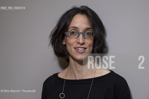 Turin May 21, 2023..Federica Manzon writer, teacher and philosopher, editor of Nuovi Argomenti magazine and of the online Italian webzine Carmilla, photographed in Turin in the Lingotto spaces/Federica Manzon scrittrice, docente e filosofa, redattrice della rivista Nuovi Argomenti e della webzine italiana Carmilla on line, fotografata a Torino neglispazi del Lingotto. ©Rino Bianchi/Rosebud2