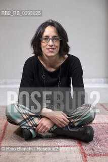 Turin May 21, 2023..Federica Manzon writer, teacher and philosopher, editor of Nuovi Argomenti magazine and of the online Italian webzine Carmilla, photographed in Turin in the Lingotto spaces/Federica Manzon scrittrice, docente e filosofa, redattrice della rivista Nuovi Argomenti e della webzine italiana Carmilla on line, fotografata a Torino neglispazi del Lingotto. ©Rino Bianchi/Rosebud2