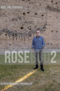 Rome Juli 3, 2023..Fernando Aramburu, philologist, writer, exponent of the New Spanish narrative, considered among the most important living Spanish writers, photographed in Rome in the park of the Palatine Stadium/Fernando Aramburu, filologo, scrittore, esponente della Nuova narrativa spagnola, considerato tra i più importanti scrittori spagnoli viventi, fotografato a Roma nel parco dello Stadio Palatino ©Rino Bianchi/Rosebud2