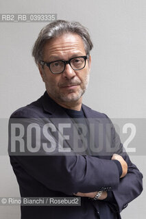 Turin May 21, 2023..Massimo Recalcati Italian psychoanalyst and essayist, director of the Eredi di Feltrinelli series, photographed in Turin in the spaces of the Lingotto/Massimo Recalcati psicoanalista e saggista italiano, direttore della collana Eredi di Feltrinelli, fotografato a Torino negli spazi del Lingotto. ©Rino Bianchi/Rosebud2