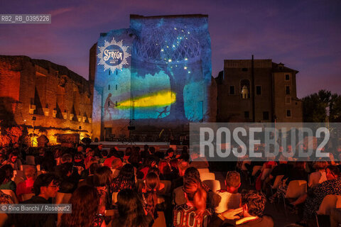 Rome October 5 2023. First edition Strega Poetry Award, in the archaeological park of the Colosseum/Roma ottobre 5 2023. Premio Strega Poesia prima edizione, nel parco archeologico del Colosseo. ©Rino Bianchi/Rosebud2