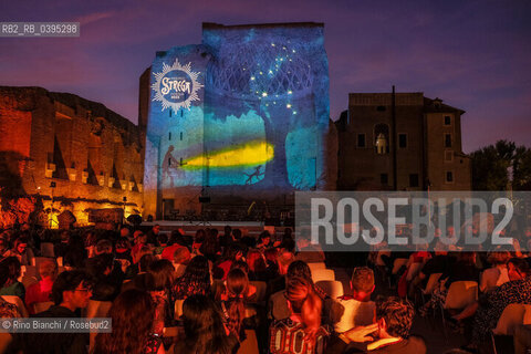 Rome October 5 2023. First edition Strega Poetry Award, in the archaeological park of the Colosseum/Roma ottobre 5 2023. Premio Strega Poesia prima edizione, nel parco archeologico del Colosseo. ©Rino Bianchi/Rosebud2