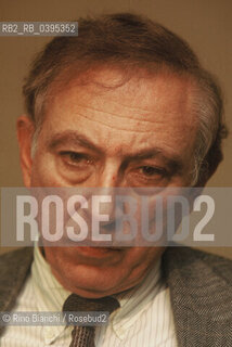 Rome April 20, 1996..Robert Charles Gallo photographed in Rome, American doctor, biologist and academic, discovered in 1982 the retroviral origin of AIDS, confirmed the following year by the isolation of HIV type 1, by Luc Montagnier and Françoise Barré- Sinoussi/Robert Charles Gallo fotografato a Roma, medico, biologo e accademico statunitense, ha scoperto nel 1982 lorigine retrovirale dellAIDS, confermata lanno successivo dallisolamento dellHIV di tipo 1, da parte di Luc Montagnier e Françoise Barré-Sinoussi. ©Rino Bianchi/Rosebud2