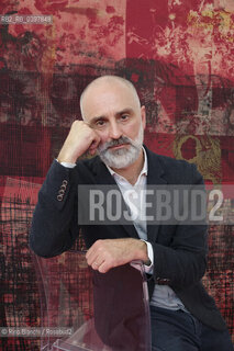 Rome December 10, 2023..Giuseppe Antonelli, linguist, essayist, full professor of Italian linguistics at the University of Pavia, collaborator of newspapers and periodicals, photographed in Rome in the spaces of La Nuvola di Fuksas/Giuseppe Antonelli, linguista, saggista, professore ordinario di Linguistica italiana presso lUniversità degli Studi di Pavia, collaboratore di quotidiani e periodici, fotografato a Roma negli spazi de La Nuvola di Fuksas. ©Rino Bianchi/Rosebud2