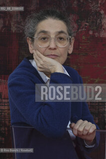 Rome December 9, 2023..Anna Segre doctor, psychotherapist, poet and writer, photographed in Rome in the spaces of La Nuvola di Fuksas/Anna Segre medico, psicoterapeuta, poetessa e scrittrice, fotografata a Roma negli spazi de La Nuvola di Fuksas. ©Rino Bianchi/Rosebud2