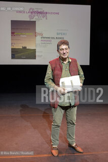 Rome, 9 October 2024. .Stefano Dal Bianco, poet, philologist, university professor, author of Paradiso (Garzanti) has won the second edition of the Strega Poetry Prize/Stefano Dal Bianco, poeta, filologo, docente universitario, autore di Paradiso (Garzanti) ha vinto la seconda edizione del Premio Strega Poesia ©Rino Bianchi/Rosebud2