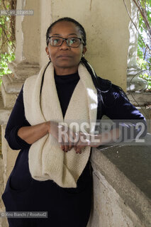 Vercelli November 22, 2024..Kombola Tanesini Ramadhani Mussa, Italianist, essayist, scholar of migrant literatures, photographed in Vercelli in the rooms of the University of Eastern Piedmont (UPO) during the conference Deconstructing the Racial Imagination in Italy (1930-2020)/Kombola Tanesini Ramadhani Mussa, italianista, saggista, studiosa delle letterature migranti, fotografata a Vercelli negli ambienti dellUniversità del Piemonte Orientale(UPO) durante il convegno Decostruire limmaginario razziale in Italia(1930-2020) ©Rino Bianchi/Rosebud2