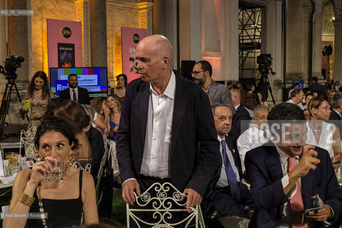 Rome July 3, 2025..The publisher Carlo Feltrinelli photographed in the Nymphaeum of Villa Giulia during the 79th edition of the Strega Prize/Leditore Carlo Feltrinelli fotografato nel Ninfeo di Villa Giulia durante la 79esima edizione del Premio Strega. ©Rino Bianchi/Rosebud2