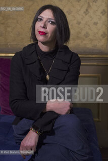 Turin October 22, 2025..Nicoletta Verna, writer, publishing consultant, and essayist, photographed in Turin at the Circolo dei lettori/Nicoletta Verna scrittrice, consulente per leditoria, saggista, fotografata a Torino negli ambienti del Circolo dei lettori. ©Rino Bianchi/Rosebud2