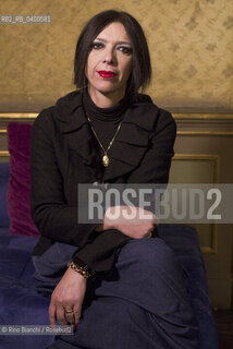 Turin October 22, 2025..Nicoletta Verna, writer, publishing consultant, and essayist, photographed in Turin at the Circolo dei lettori/Nicoletta Verna scrittrice, consulente per leditoria, saggista, fotografata a Torino negli ambienti del Circolo dei lettori. ©Rino Bianchi/Rosebud2