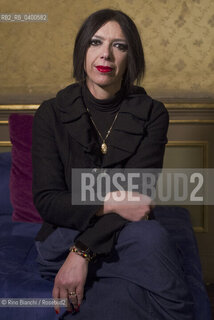 Turin October 22, 2025..Nicoletta Verna, writer, publishing consultant, and essayist, photographed in Turin at the Circolo dei lettori/Nicoletta Verna scrittrice, consulente per leditoria, saggista, fotografata a Torino negli ambienti del Circolo dei lettori. ©Rino Bianchi/Rosebud2