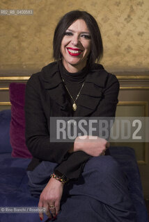 Turin October 22, 2025..Nicoletta Verna, writer, publishing consultant, and essayist, photographed in Turin at the Circolo dei lettori/Nicoletta Verna scrittrice, consulente per leditoria, saggista, fotografata a Torino negli ambienti del Circolo dei lettori. ©Rino Bianchi/Rosebud2