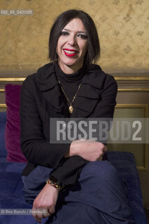 Turin October 22, 2025..Nicoletta Verna, writer, publishing consultant, and essayist, photographed in Turin at the Circolo dei lettori/Nicoletta Verna scrittrice, consulente per leditoria, saggista, fotografata a Torino negli ambienti del Circolo dei lettori. ©Rino Bianchi/Rosebud2