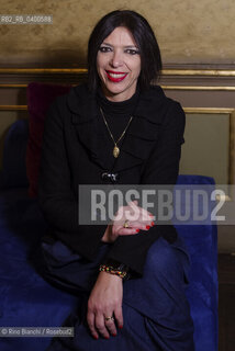 Turin October 22, 2025..Nicoletta Verna, writer, publishing consultant, and essayist, photographed in Turin at the Circolo dei lettori/Nicoletta Verna scrittrice, consulente per leditoria, saggista, fotografata a Torino negli ambienti del Circolo dei lettori. ©Rino Bianchi/Rosebud2