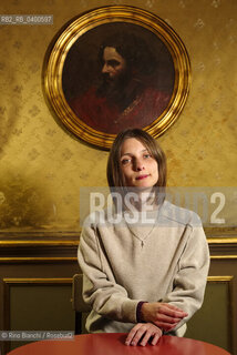 Turin October 22, 2025..Anja Boato, a writer and film expert, collaborates with the Venice Film Festival and writes for the digital literature magazine Il Rifugio dell’Ircocervo, photographed in Turin at the Circolo dei lettori/Anja Boato scrittrice, esperta di cinema,  collabora con la Mostra del Cinema di Venezia e scrive per la rivista digitale di letteratura Il Rifugio dell’Ircocervo fotografata a Torino negli ambienti del Circolo dei lettori. ©Rino Bianchi/Rosebud2