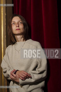 Turin October 22, 2025..Anja Boato, a writer and film expert, collaborates with the Venice Film Festival and writes for the digital literature magazine Il Rifugio dell’Ircocervo, photographed in Turin at the Circolo dei lettori/Anja Boato scrittrice, esperta di cinema,  collabora con la Mostra del Cinema di Venezia e scrive per la rivista digitale di letteratura Il Rifugio dell’Ircocervo fotografata a Torino negli ambienti del Circolo dei lettori. ©Rino Bianchi/Rosebud2