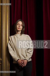 Turin October 22, 2025..Anja Boato, a writer and film expert, collaborates with the Venice Film Festival and writes for the digital literature magazine Il Rifugio dell’Ircocervo, photographed in Turin at the Circolo dei lettori/Anja Boato scrittrice, esperta di cinema,  collabora con la Mostra del Cinema di Venezia e scrive per la rivista digitale di letteratura Il Rifugio dell’Ircocervo fotografata a Torino negli ambienti del Circolo dei lettori. ©Rino Bianchi/Rosebud2