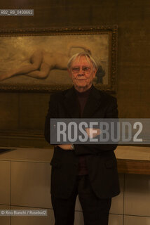 Turin November 15, 2025.Maurilio Manara, known as Milo, an Italian cartoonist, photographed in the Circolo dei lettori in Turin during the Radici Festival/Maurilio Manara, detto Milo fumettista italiano, fotografato negli ambienti del Circolo dei lettori a Torino durante il Festival Radici. ©Rino Bianchi/Rosebud2