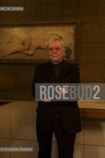 Turin November 15, 2025.Maurilio Manara, known as Milo, an Italian cartoonist, photographed in the Circolo dei lettori in Turin during the Radici Festival/Maurilio Manara, detto Milo fumettista italiano, fotografato negli ambienti del Circolo dei lettori a Torino durante il Festival Radici. ©Rino Bianchi/Rosebud2