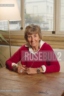 Turin November 15, 2025..Paola Mastrocola, writer, poet, playwright, and teacher, photographed in Turin at the Circolo dei lettori during the Radici Festival/Paola Mastrocola scrittrice, poetessa, drammaturga e insegnante, fotografata a Torino negli ambienti del Circolo dei lettori durante il Festival Radici. ©Rino Bianchi/Rosebud2