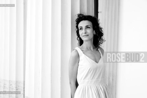 Rome June 10, 2017..Elisa Donzelli, poet and literary critic, photographed in Rome in the park of Villa Torlonia/Elisa Donzelli, poetessa e critica letteraria, fotografata a Roma nel parco di Villa Torlonia.. ©Rino Bianchi/Rosebud2
