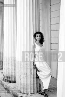 Rome June 10, 2017..Elisa Donzelli, poet and literary critic, photographed in Rome in the park of Villa Torlonia/Elisa Donzelli, poetessa e critica letteraria, fotografata a Roma nel parco di Villa Torlonia.. ©Rino Bianchi/Rosebud2