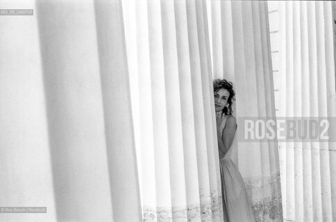 Rome June 10, 2017..Elisa Donzelli, poet and literary critic, photographed in Rome in the park of Villa Torlonia/Elisa Donzelli, poetessa e critica letteraria, fotografata a Roma nel parco di Villa Torlonia. ©Rino Bianchi/Rosebud2