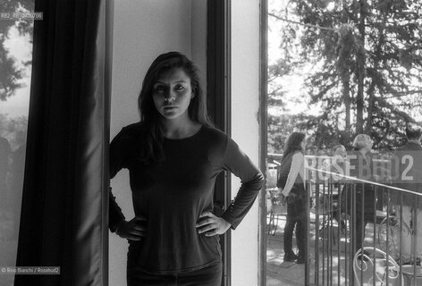 Perugia May 13, 2017..Aura Xilonen, a writer and filmmaker of Mexican origin, photographed in Perugia/Aura Xilonen, scrittrice e filmaker di origine messicana, fotografata a Perugia. ©Rino Bianchi/Rosebud2