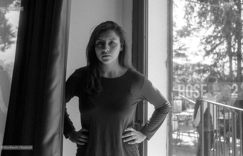 Perugia May 13, 2017..Aura Xilonen, a writer and filmmaker of Mexican origin, photographed in Perugia/Aura Xilonen, scrittrice e filmaker di origine messicana, fotografata a Perugia. ©Rino Bianchi/Rosebud2