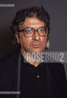 Rome March 20, 1993..Dario Bellezza, poet and writer, portrayed in his home on Via dei Pettinari in Rome/Dario Bellezza, poeta e scrittore, ritratto nella sua abitazione di via dei Pettinari a Roma. ©Rino Bianchi/Rosebud2