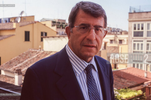 Rome, July 10, 2009..Corrado Calabrò, poet and writer, President of AGCOM, pictured in Rome on the terrace of the Communications Regulatory Authority/Corrado Calabrò, poeta e scrittore, Presidente dellAGCOM, ritratto a Roma sul terrazzo dellAutorità per le Garanzie nelle Comunicazioni. ©Rino Bianchi/Rosebud2