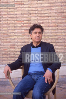 Rome, April 6, 2009..Vito Bruno, a writer, debuted in 1986 with the poetry collection Movimenti. In 1990, he published the novel Per invecchiare ho bisogno di tempo (Stalker publisher), while in 1995 he published the collection Cirlè e altri racconti (Cirlè and other stories) (Feltrinelli publisher, Cesare Pavese Prize). In 2000, he was a finalist for the Premio Campiello with Mare e mare, a novel highly acclaimed by critics and the public, followed in 2003 by Domenica ti vengo a visite (Melfi Prize)..In the photo: Vito Bruno poses on the terrace of the Civita Association in Rome/Vito Bruno, scrittore, ha esordito nel 1986 con la raccolta di poesie Movimenti. Nel 1990 ha pubblicato il romanzo Per invecchiare ho bisogno di tempo (Stalker editore) mentre al 1995 risale la raccolta Cirlè e altri racconti (Feltrinelli editore, Premio Cesare Pavese). Nel 2000 è stato finalista al Premio Campiello con Mare e mare, romanzo molto apprezzato da critica e pubblico, cui nel 2003 è seguito Domenica ti vengo a trovare (Premio Melfi)..Nella foto: Vito Bruno posa sul terrazzo dellAssociazione Civita a Roma. ©Rino Bianchi/Rosebud2