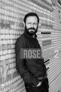 Turin May 19, 2017..Gabriele Clima, a writer and illustrator for children, photographed in Turin in Lingottos spaces/Gabriele Clima, scrittore ed illustratore per ragazzi, fotografato a Torino negli spazi del Lingotto.. ©Rino Bianchi/Rosebud2