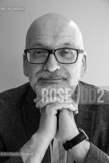 Roddy Doyle, Irish writer and screenwriter, photographed in Turin in the Lingotto spaces/Roddy Doyle, scrittore e sceneggiatore irlandese, fotografato a Torino negli spazi del Lingotto. ©Rino Bianchi/Rosebud2