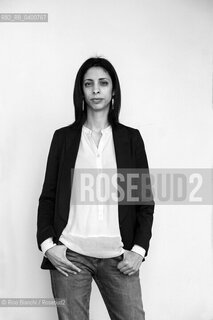 Venice April 20, 2018..Veronica Fernandes, journalist, photographed in Venice in the spaces of CaFoscari during Afropean Bridge/Veronica Fernandes, giornalista, fotografata a Venezia negli spazi di Ca Foscari durante Afropean Bridge.. ©Rino Bianchi/Rosebud2