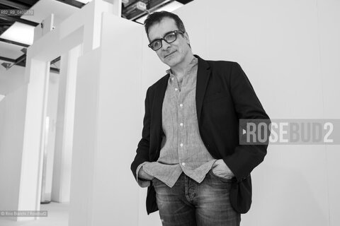 Turin May 19, 2017..Marcello Fois, a writer, photographed in Turin in Lingottos spaces/Marcello Fois, scrittore, fotografato a Torino negli spazi del Lingotto.. ©Rino Bianchi/Rosebud2
