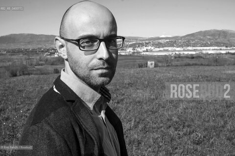 Anagni(FR) March 8, 2017..Francesco Formaggi, journalist and writer, photographed in Anagni campaigns/Francesco Formaggi, giornalista e scrittore, fotografato nelle campagne di Anagni.. ©Rino Bianchi/Rosebud2