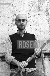 Morolo (FR) March 8, 2017..Francesco Formaggi, journalist and writer, photographed in a disused quarry near Morolo/Francesco Formaggi, giornalista e scrittore, fotografato in una cava dismessa nei pressi di Morolo.. ©Rino Bianchi/Rosebud2