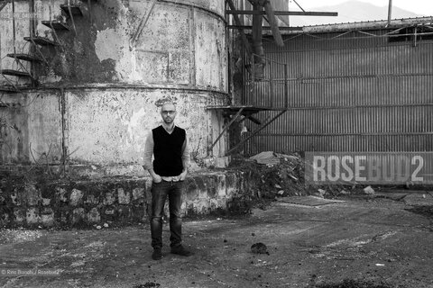 Morolo (FR) March 8, 2017..Francesco Formaggi, journalist and writer, photographed in a disused quarry near Morolo/Francesco Formaggi, giornalista e scrittore, fotografato in una cava dismessa nei pressi di Morolo.. ©Rino Bianchi/Rosebud2
