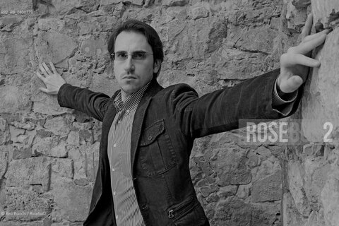 Fondi October 4, 2015..Gabriele Gabbia, poet,  photographed in Fondi/Gabriele Gabbia, poeta, fotografato a Fondi.. ©Rino Bianchi/Rosebud2