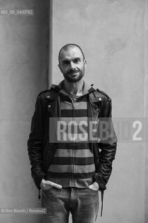 Turin May 11, 2018..Fabio Genovesi, Italian writer, photographed in Turin in the Lingotto spaces/Fabio Genovesi, scrittore italiano, fotografato a Torino negli spazi del Lingotto. ©Rino Bianchi/Rosebud2