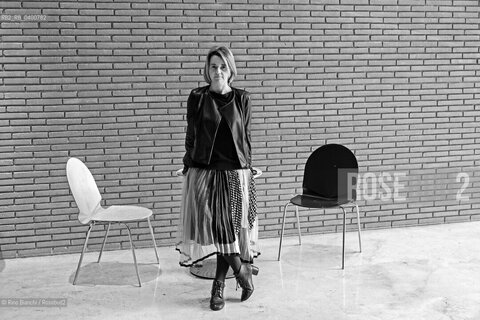 Rome March 17, 2018..Francesca Genti, poet, writer and essayist, photographed in Rome in the Roma 60 Village/Francesca Genti, poetessa, scrittrice e saggista, fotografata a Roma nel Villaggio Roma 60. ©Rino Bianchi/Rosebud2