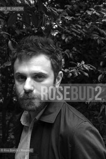 Turin May 10, 2018..Paolo Giordano, Italian writer photographed in Turin in the Lingotto spaces/Paolo Giordano, scrittore italiano fotografato a Torino negli spazi del Lingotto. ©Rino Bianchi/Rosebud2