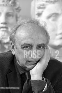 Rome April 11, 2019..Giulio Guidorizzi, Italian grecista, essayist, translator and academic, photographed in Rome in the spaces of the Museum of Classical Art at La Sapienza University/Giulio Guidorizzi, grecista, saggista, traduttore ed accademico italiano, fotografato a Roma negli spazi del Museo di Arte Classica dellUniversità La Sapienza. ©Rino Bianchi/Rosebud2