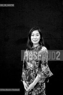 Rome July 11, 2017..Katie Kitamura is a novelist, journalist and critic of American art of Japanese origin, photographed in Rome in the Basilica of Massenzio/Katie Kitamura romanziere, giornalista e critico darte americano di origine giapponese, fotografata a Roma nella Basilica di Massenzio.. ©Rino Bianchi/Rosebud2