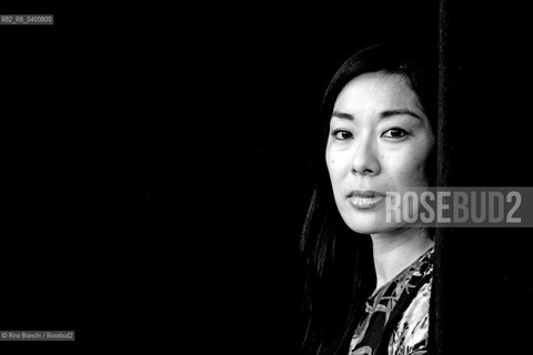 Rome July 11, 2017..Katie Kitamura is a novelist, journalist and critic of American art of Japanese origin, photographed in Rome in the Basilica of Massenzio/Katie Kitamura romanziere, giornalista e critico darte americano di origine giapponese, fotografata a Roma nella Basilica di Massenzio.. ©Rino Bianchi/Rosebud2