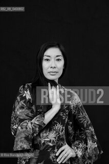Rome July 11, 2017..Katie Kitamura is a novelist, journalist and critic of American art of Japanese origin, photographed in Rome in the Basilica of Massenzio/Katie Kitamura romanziere, giornalista e critico darte americano di origine giapponese, fotografata a Roma nella Basilica di Massenzio.. ©Rino Bianchi/Rosebud2