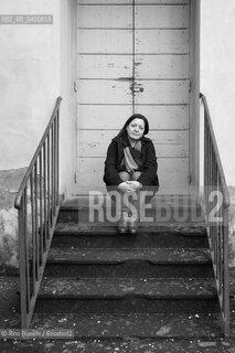 Rome March 8, 2018..Anna Lombardo, Italian poet, photographed in the garden of the Casa Internazionale delle Donne of Rome /Anna Lombardo, poetessa italiana, fotografata nel giardino della Casa Internazionale delle Donne di Roma. ©Rino Bianchi/Rosebud2