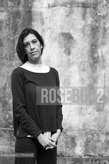 Rome February 10, 2017..Gaia Manzini, Italian writer, who made his debut in 2009 with the collection of stories of Nudo di famiglia (Fandango, Chiara Prize finalist), photographed in Rome in the park of Villa Celimontana/Gaia Manzini, scrittrice italiana, che ha esordito nel 2009 con la raccolta di racconti Nudo di famiglia (Fandango, finalista premio Chiara), fotografata a Roma nel parco di Villa Celimontana. . ©Rino Bianchi/Rosebud2